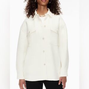 Aritzia Babaton Joan Oversized Linen Tweed Shacket Size 1 (small)